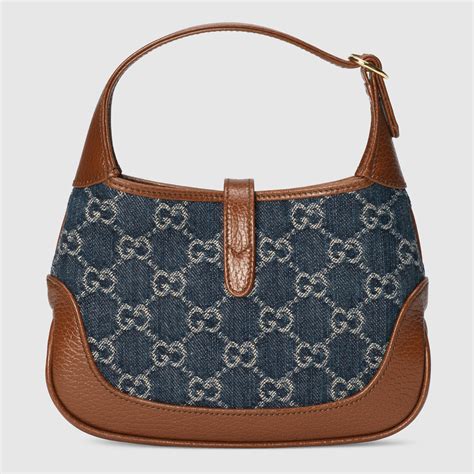 gucci jackie mini denim|gucci 1961 jackie bag small.